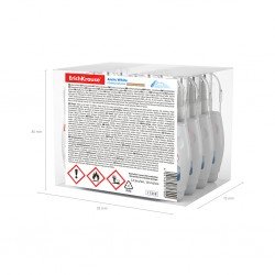 1 Correttore a Penna ErichKrause Arctic White 10 ml 1 Correttore a Penna ErichKrause Arctic White 10 ml