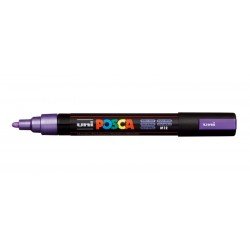 Pennarello Uni Posca - Viola Metal - Punta media