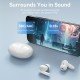 Vention Auriculare Bluetooth 5.3 con contenitore di ricarica - 7h Autonomia - Colore azzurro Vention Auriculare Bluetooth 5.3 con contenitore di ricarica - 7h Autonomia - Colore azzurro