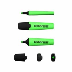 1 Evidenziatore fluorescente Erichkrause Visioline V-12 - Punta smussata - Inchiostro a base d'acqua - Colore verde 1 Evidenziatore fluorescente Erichkrause Visioline V-12 - Punta smussata - Inchiostro a base d'acqua - Colore verde