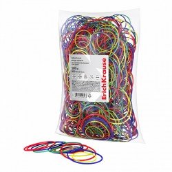 Elastici ErichKrause Doppia Misura 40–60 mm / Lunghezza 60–100 mm – Busta da 500 g