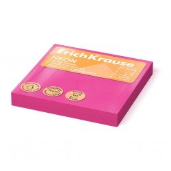 Post-it - Sticky notes ErichKrause 75х75 mm, 100 fogli, Rosa Fluo Post-it - Sticky notes ErichKrause 75х75 mm, 100 fogli, Rosa Fluo