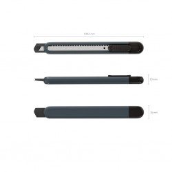 Taglierino ErichKrause Butterfly Classic 9 mm – Blocco Automatico – Grigio – Blister 1 pz Taglierino ErichKrause Butterfly Classic 9 mm – Blocco Automatico – Grigio – Blister 1 pz