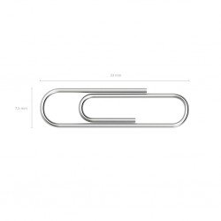 Graffette zincate ErichKrause 33 mm (confezione da 100 pz)