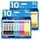 20 Cartucce Epson T1295 C13T12954010 Nero e Colore Compatibili