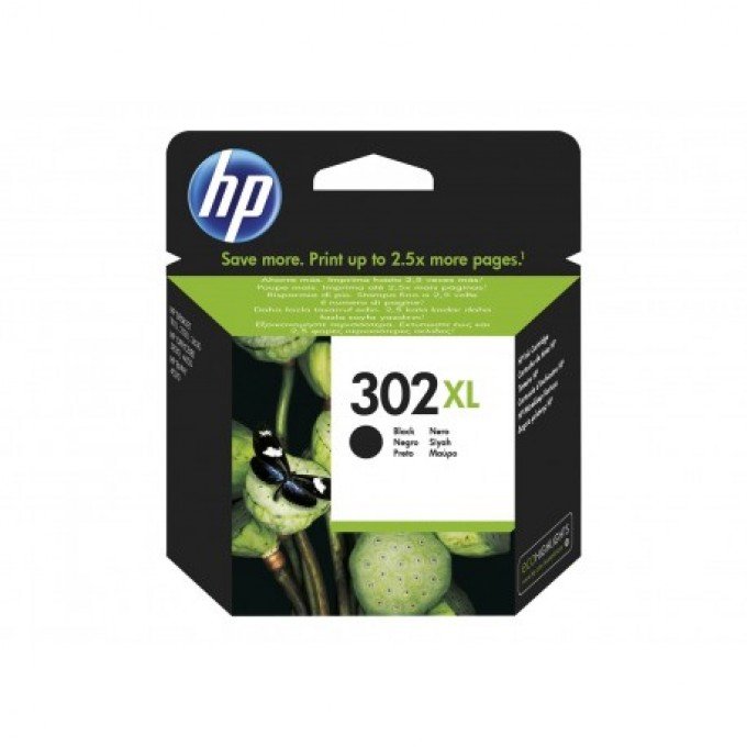 Cartuccia Hp 302XL-BK Nera originale