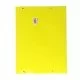 Esselte C46 Cartella a 3 lembi Realizzata in Cartoncino da 550 gr con Elastico Colore Giallo Confezione da 5