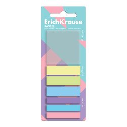 Segnapagina in plastica ErichKrause Pastel, 45x45 mm, 45x12 mm, 45x8 mm, 140 fogli, 7 colori Segnapagina in plastica ErichKrause Pastel, 45x45 mm, 45x12 mm, 45x8 mm, 140 fogli, 7 colori