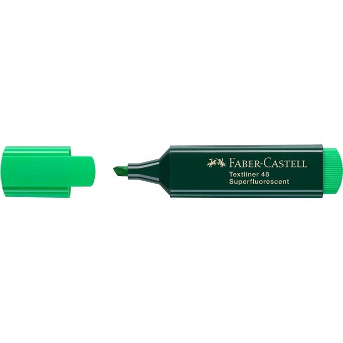 Faber Castell Set Evidenziatori Verde Textliner 48 - Confezione da 10