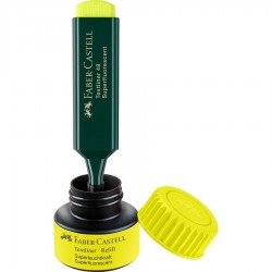 Faber Castell Serbatoio di Ricarica per evidenziatore Giallo per Textliner48 Refill System