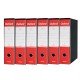 Esselte Oxford Registratore Archivio Dorso 8 cm G-85 Colore Rosso Confezione da 6