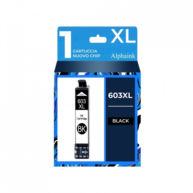 Cartuccia Epson 603XL-BK C13T03A14010 Nero Compatibile