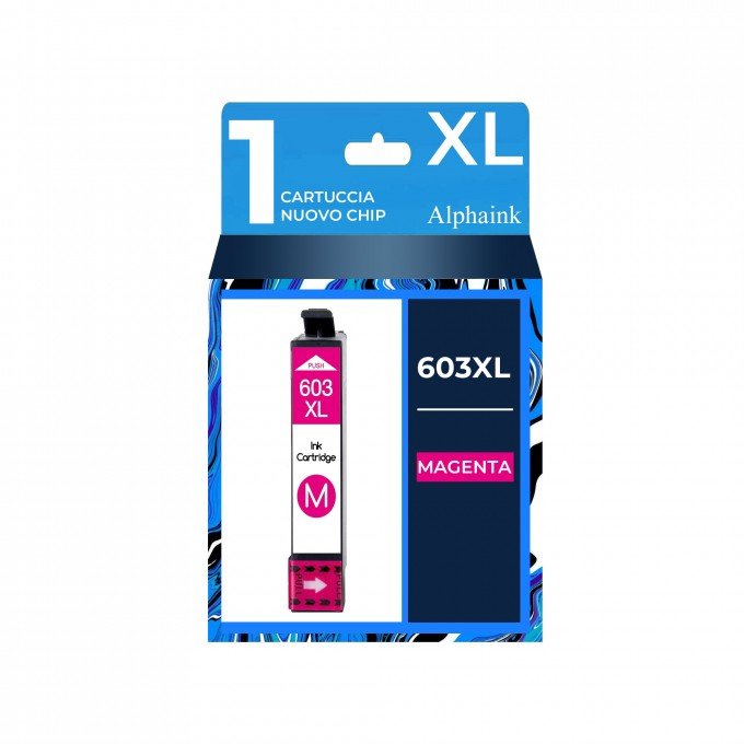 Cartuccia Epson 603XL-M C13T03A34010 Magenta Compatibile