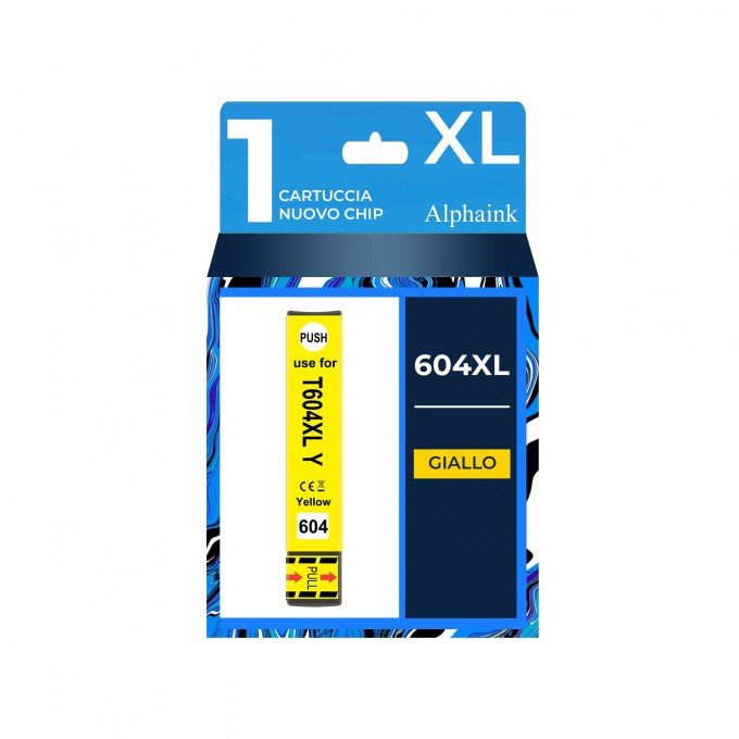 Cartuccia Epson T604XL-Y C13T10G44010 Giallo Compatibile