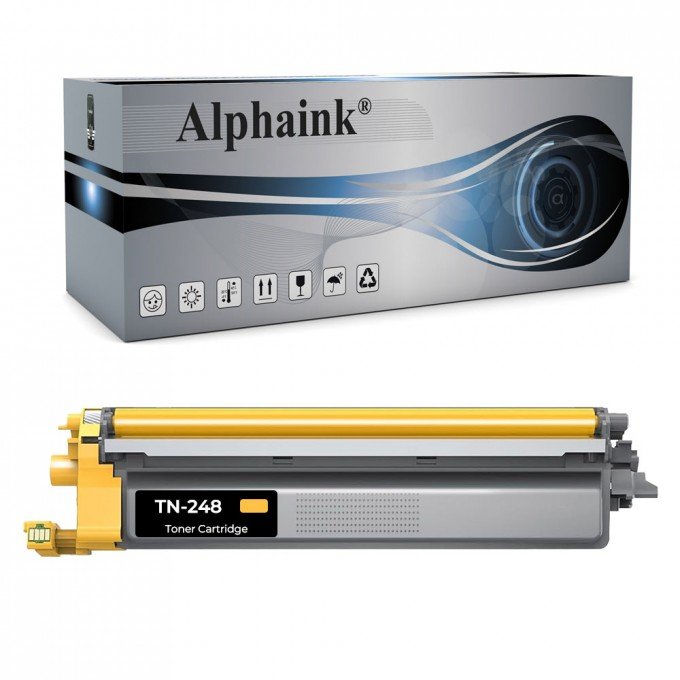 Toner Brother TN-248-Y Giallo CON CHIP Compatibile