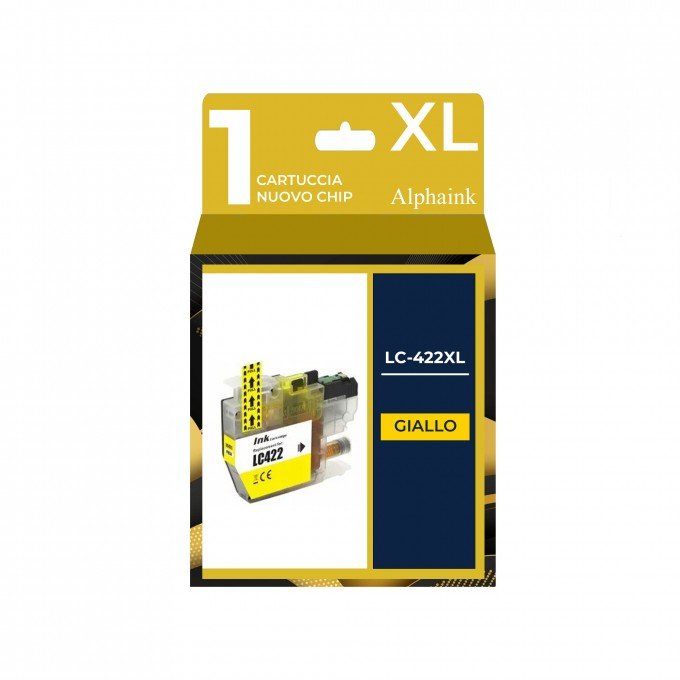 Cartuccia Brother LC-422-Y Giallo Compatibile