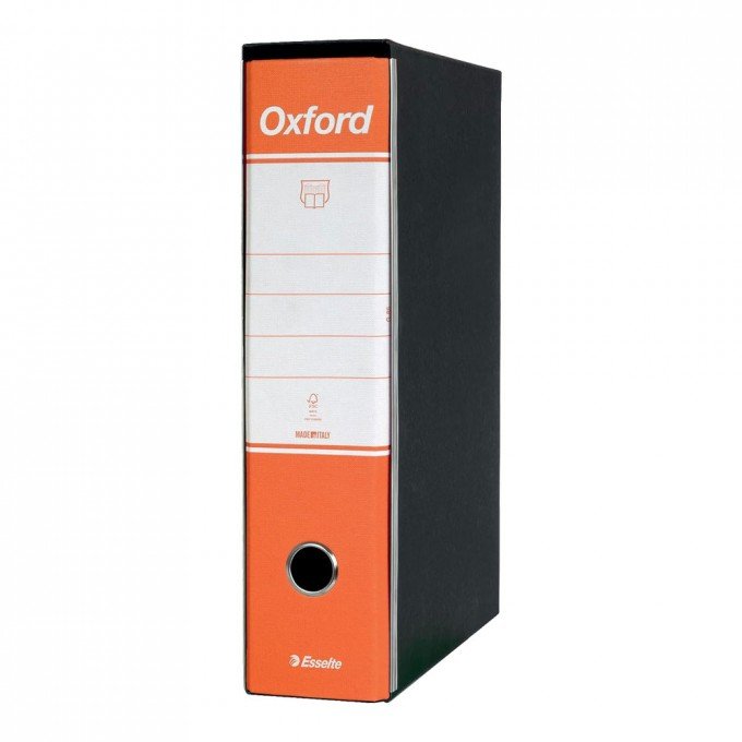 Esselte Oxford Registratore Archivio Dorso 8 cm G-85 Colori Assortiti Confezione da 6