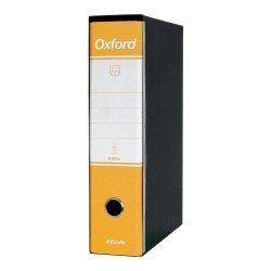 Esselte Oxford Registratore Archivio Dorso 8 cm G-85 Colore Giallo Confezione da 6