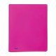 Portalistino Favorit Formato A4 40 Buste Trasparenti Finitura in Buccia d'Arancia Colore Fucsia