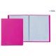 Portalistino Favorit Formato A4 40 Buste Trasparenti Finitura in Buccia d'Arancia Colore Fucsia