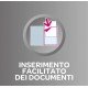 Portalistino Favorit Formato A4 40 Buste Trasparenti Finitura in Buccia d'Arancia Colore Fucsia