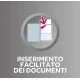 Portalistino Favorit Formato A4 40 Buste Trasparenti Finitura in Buccia d'Arancia Colore Verde