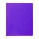 Portalistino Favorit Formato A4 40 Buste Trasparenti Finitura in Buccia d'Arancia Colore Viola