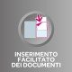 Portalistino Favorit Formato A4 40 Buste Trasparenti Finitura in Buccia d'Arancia Colore Nero