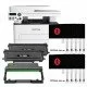 Stampante Pantum M7100DW con WiFi, Scanner + 2 Toner Compatibile TL410XL da 6000 Copie cadauno + Tamburo DR-410 + 10 Risme di Carta A4 da 75gr