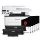 Stampante Pantum M7100DW con WiFi, Scanner + 2 Toner Compatibile TL410 da 1500 Copie cadauno + 5 Risme di Carta A4 da 75gr