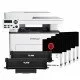 Stampante Pantum M7100DW con WiFi, Scanner + 2 Toner Compatibile TL410 da 1500 Copie cadauno + 5 Risme di Carta A4 da 75gr