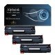 3 Toner Canon XL CE285A-CE278A-CB435A-CB436A Nero Compatibile 3 Toner Canon XL CE285A-CE278A-CB435A-CB436A Nero Compatibile