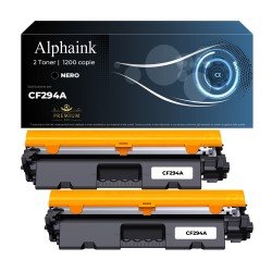 2 Toner HP CF294A 94A Nero Compatibile