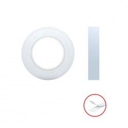 Nastro biadesivo ErichKrause, bianco, 1mmx15mmx2m (blister 1 pz.) Nastro biadesivo ErichKrause, bianco, 1mmx15mmx2m (blister 1 pz.)