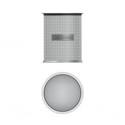 Portapenne rotondo classico Erichkrause Compass - Realizzato in acciaio inossidabile - Design moderno ed elegante - Colore argento