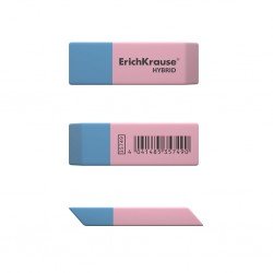 Gomma bifacciale ibrida Erichkrause - Diversi gradi di durezza - Gomma termoplastica ipoallergenica - Colore rosa e blu Gomma bifacciale ibrida Erichkrause - Diversi gradi di durezza - Gomma termoplastica ipoallergenica - Colore rosa e blu