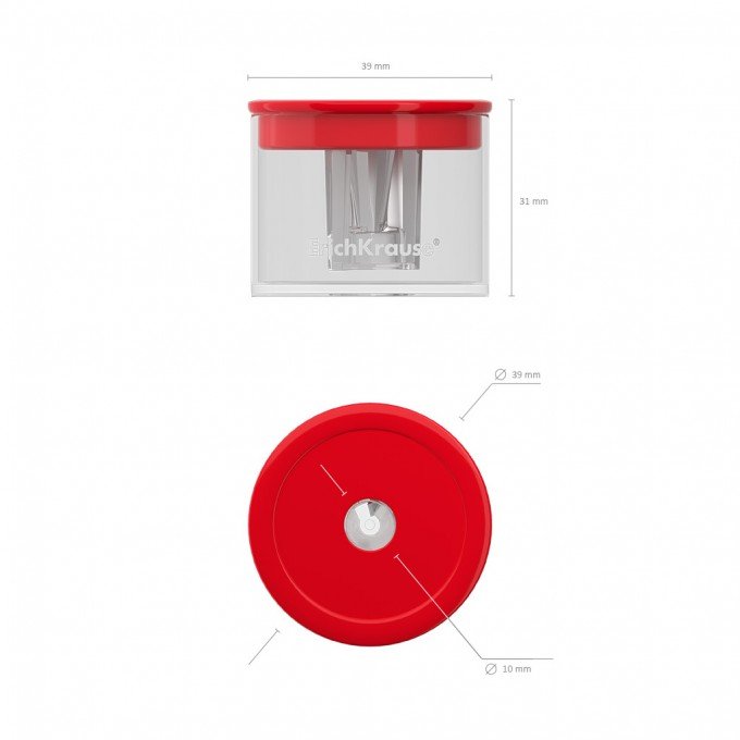 Temperamatite Erichkrause S-Keg con contenitore - Colori assortiti Temperamatite Erichkrause S-Keg con contenitore - Colori assortiti