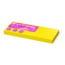Post-it per Appunti ErichKrause 50х40 mm, 300 fogli, Giallo Fluo Post-it per Appunti ErichKrause 50х40 mm, 300 fogli, Giallo Fluo