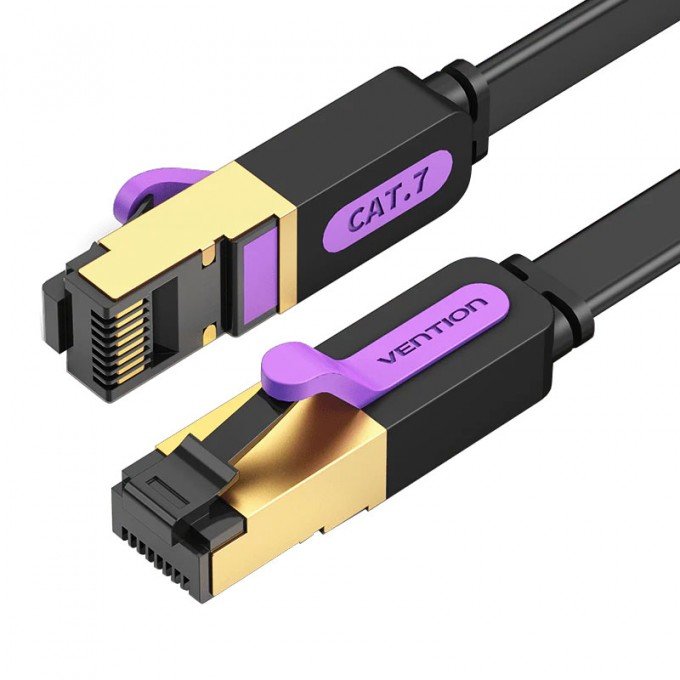 Vention Cavo di Rete Cat.7 - 5 metri - Colore Black - STP RJ45 Vention Cavo di Rete Cat.7 - 5 metri - Colore Black - STP RJ45