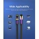 Vention Cavo di Rete Cat.7 - 10 metri - Colore Black - STP RJ45 Vention Cavo di Rete Cat.7 - 10 metri - Colore Black - STP RJ45