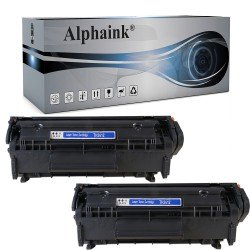2 Toner Canon Q2612X 703 FX10 Nero Compatibili