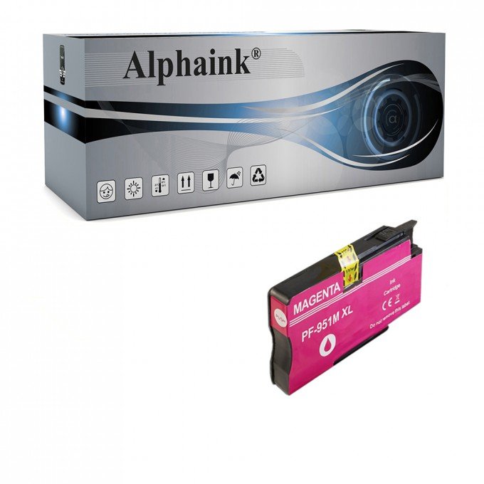 Cartuccia HP 951 XL M CN047AE Magenta Compatibile