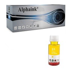 Flacone d'inchiostro per Cartuccia  HP 31 1VU28AE Giallo Compatibile