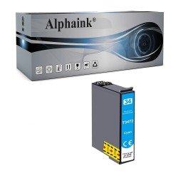 Cartuccia Epson T3472 C13T34724010 Ciano Compatibile