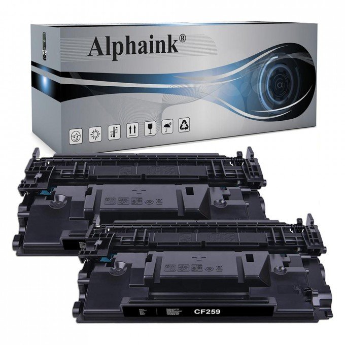 2 Toner HP CF259A 59A Nero NO CHIP Compatibile