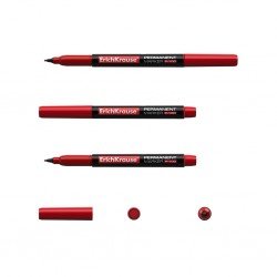 1 Marcatore permanente ErichKrause P-100, colore inchiostro: Rosso 1 Marcatore permanente ErichKrause P-100, colore inchiostro: Rosso