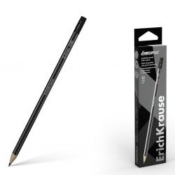 Matita di grafite ErichKrause MEGAPOLIS, esagonale, con gomma HB (in confezione da 12 pz.) Matita di grafite ErichKrause MEGAPOLIS, esagonale, con gomma HB (in confezione da 12 pz.)