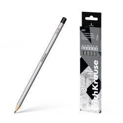 Set di 6 matite di grafite ErichKrause Art, esagonali, 2H,H,HB,B,2B,4B (in scatola) Set di 6 matite di grafite ErichKrause Art, esagonali, 2H,H,HB,B,2B,4B (in scatola)