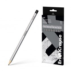 Set di 12 matite di grafite ErichKrause Art, esagonali, 5H, 4H, 3H, 2H, H, HB, HB, B, 2B, 3B, 4B, 5B (in confezione) Set di 12 matite di grafite ErichKrause Art, esagonali, 5H, 4H, 3H, 2H, H, HB, HB, B, 2B, 3B, 4B, 5B (in confezione)