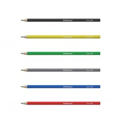 Matita esagonale in grafite di plastica ErichKrause® Classic 100 HB (confezione da 12 pezzi) Matita esagonale in grafite di plastica ErichKrause® Classic 100 HB (confezione da 12 pezzi)